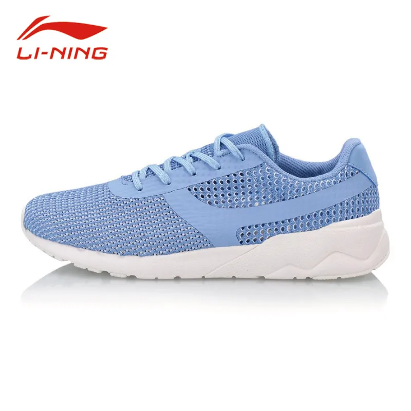 

Li-Ning Women New Breathable Mesh Walking Jogging Shoes Light Comfort Fitness Sneakers LiNing HEATHER KNIT Sports Shoes AGCN028