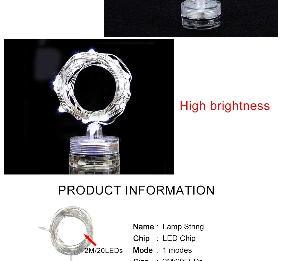 RGB LED Christmas string Lights (5)