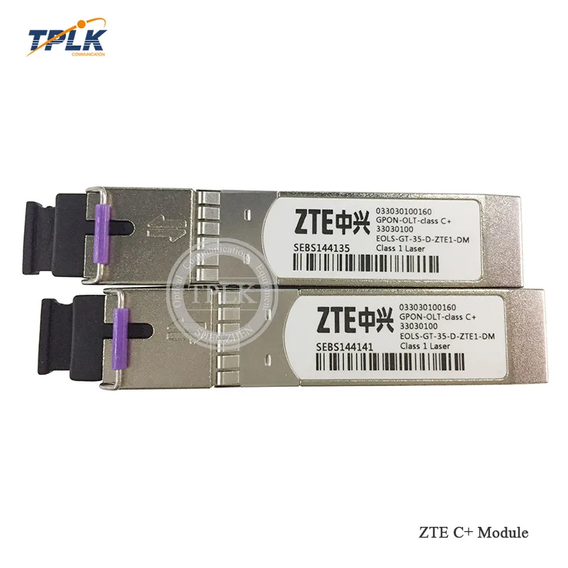 Высококачественный 2шт ZTE GPON OLT C+ модуль с одним режимом C+ GPON OLT SFP SC класс разъем модуля типа Simplex SC