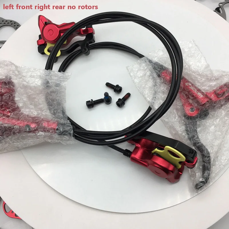 Zoom HB-875 тормоз велосипедный велосипед mtb Гидравлический дисковый тормоз горный велосипед тормоз лучше, чем M395 M447 левый передний правый задний - Цвет: Red pair