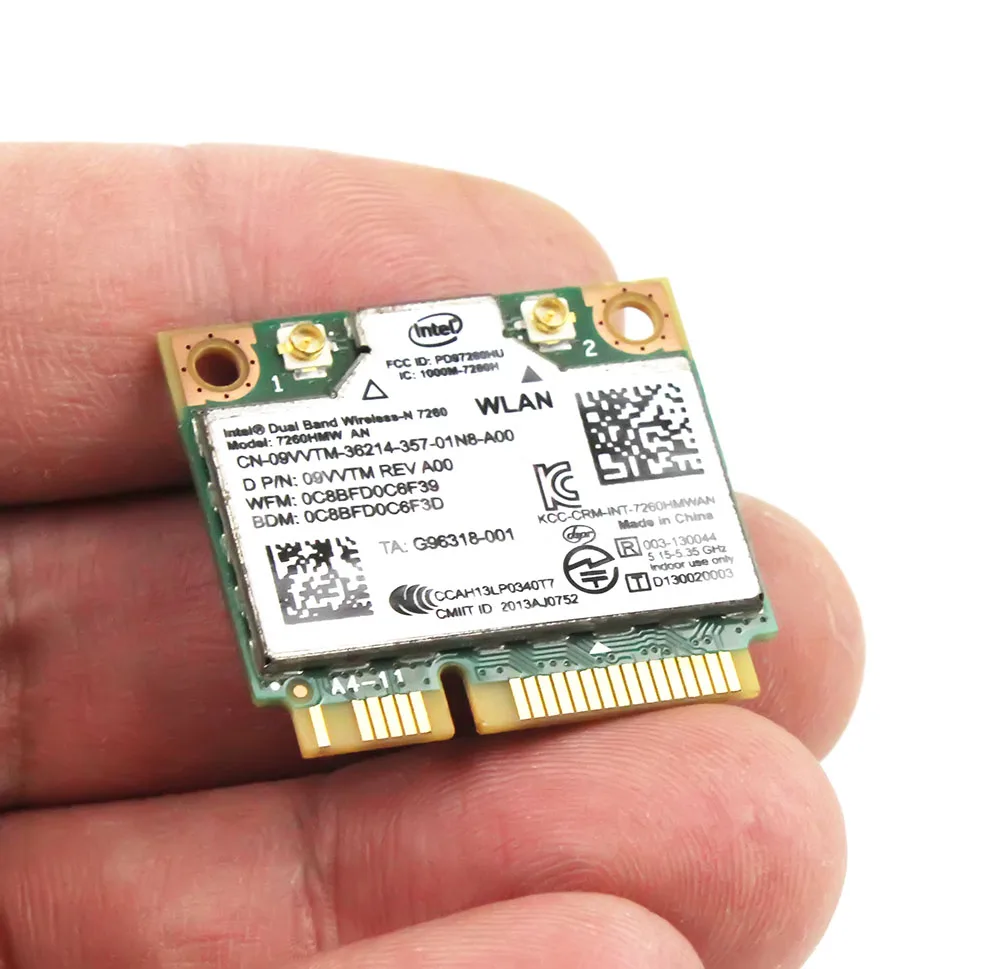 Беспроводной для Intel 7260HMW мини PCI-E Wi-Fi карты 300 Мбит Dual Band 802.11agn 2,4 г/5 ГГц Bluetooth 4,0 для ноутбука с винт