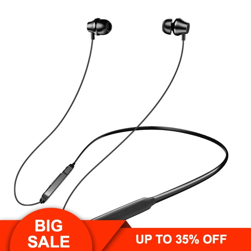 

Wireless sports Bluetooth 5.0 headset running ears into the ear neck hanging neck wearing a small high-quality noise reduction