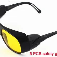 Защитные очки для конкретных растений, анти-ударные очки, защитные рабочие сварочные очки, ветрозащитные зеркальные очки, оптические стеклянные линзы, 4 цвета