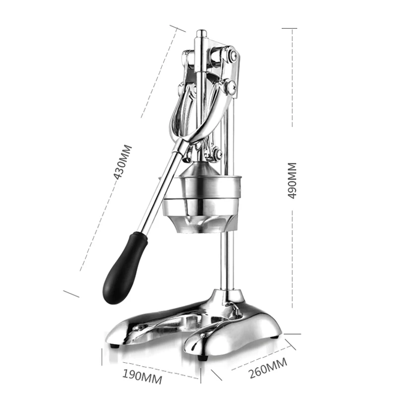 Ручная Соковыжималка Ручной пресс апельсиновое яблоко Цитрусовая лимонная соковыжималка коммерческий фруктовый сок соковыжималка из нержавеющей стали фруктовый Овощной инструмент