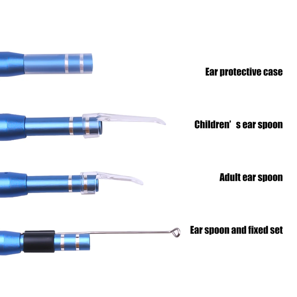 3 в 1 Тип C медицинский отоскоп 6 светодиодный Wifi ушной отоскоп интегрированный 5,5 мм ушной инструмент визуальная Ушная ложка Камера Эндоскоп