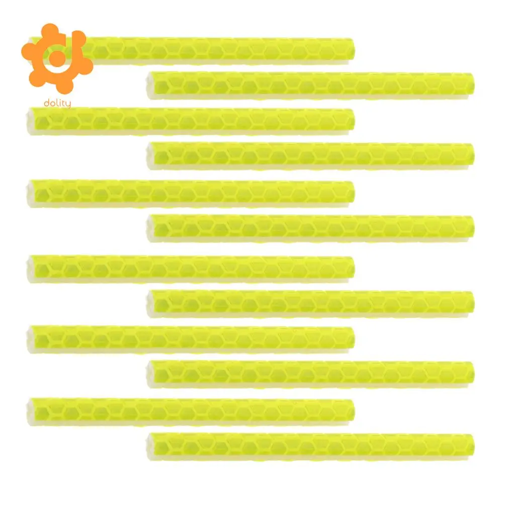 12pcs Bike Spoke Rod Wheel Reflector Reflective ABS Safety Tube Cooler with reflective spokes for all kinds of bicycles