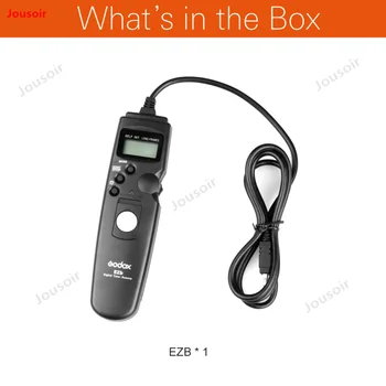 

Godox Digital Timer Remote Control Shutter Release EZB-C1/C3/N1/N3/S1 for Camera CD50 T03