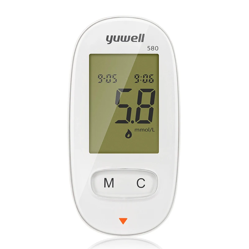 Yuwell измеритель глюкозы в крови диабетический тестер глюкометр медицинское оборудование для монитора измеритель сахара в крови бытовой глюкометр