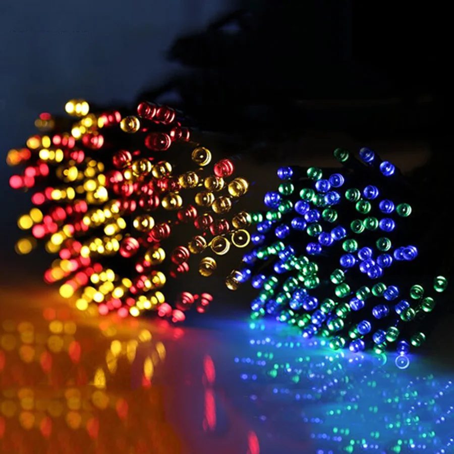 Thrisdar 10M 20M 30M 50M 100M Solar LED String Fairy Lights 8 Modes Outdoor Garden Patio Wedding Christmas Solar Garland Light Thrisdar 10M 20M 30M 50M 100M Solar LED String Fairy Lights 8 Modes Outdoor Garden Patio Wedding Christmas Solar Garland Light