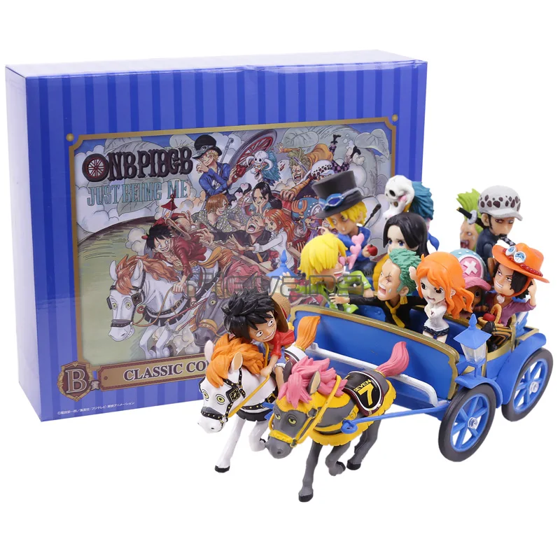 

One Piece WCF Luffy Nami Zoro Sanji Law Sabo Chopper Hancock Barto PVC Figures Set Toy Collection
