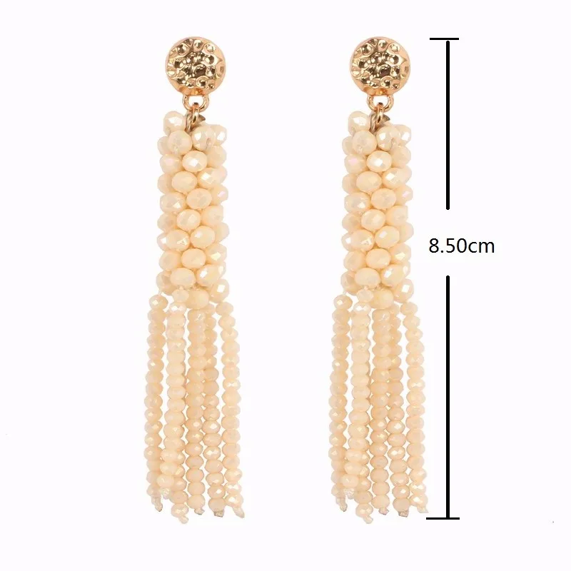 Bright White brincos para as mulheres k&uuml;pe pendientes huawei swarovski earrings boucle d'oreille femme pendante pendientes mujer moda tassel earrings bohemian pink perlas