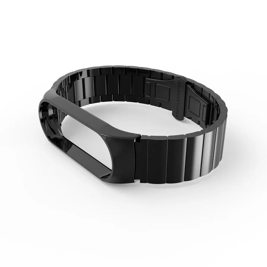 Металлический бамбуковый праздничный браслет для Xiao mi Band 3 Безвинтовой ремешок для mi Band 3 браслет наручный ремешок сталь для Xiao mi Band 3