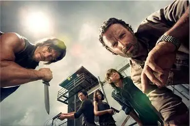 The Walking Dead Art Настенный декор Шелковый плакат|Рисование и каллиграфия| |