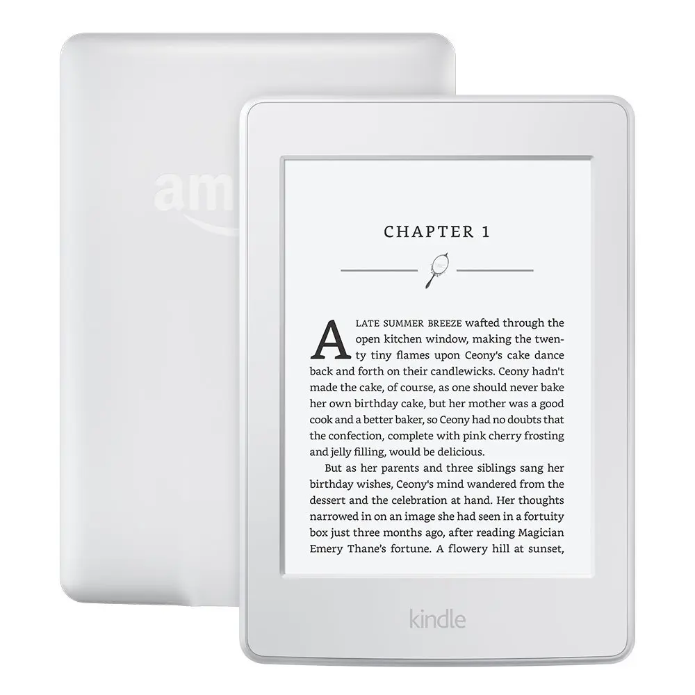 Kindle Paperwhite 3nd Generation White 4GB eBook e ink Screen WIFI 6 LIGHT Wireless Reader With