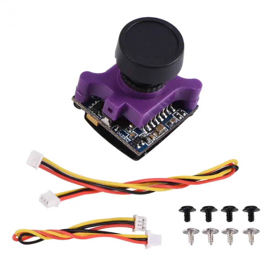 

2Types PAL/NTSC Mini FPV Racing Quadcopter Drone 600TVL 0.01Lux 2.1mm Lens Camera with FPV Silicone Cable RC Accessory