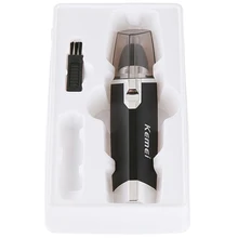 Высокое качество, электрический триммер для волос в носу, очиститель носа и ушей, триммер для удаления волос в носу и для мужчин, носовой триммер для чистки ушей