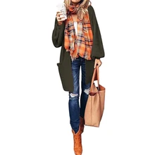 New Cardigan Feminino Long Sleeve Knit Sweater Coat Blusas De Inverno Feminina Knit Sweater Women Winter Clothes Long Sweater apricot lace up detail knit long sweater cardigan