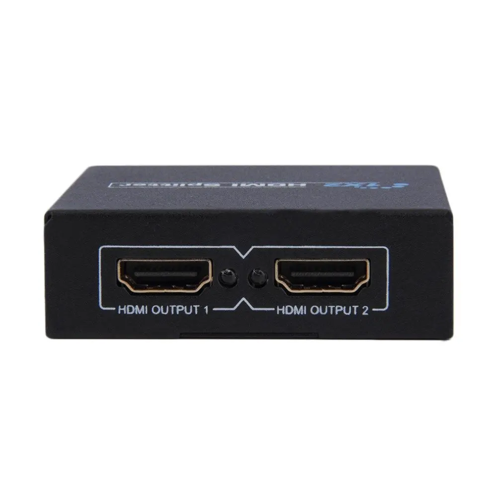 Переключатель HDMI, HDMI сплиттер 1 в 2 Out FullHD 1080 P HDCP 1,3 HDMI 2 порта усилитель двойной дисплей для HD tv/tv BOX/Blu-Ray