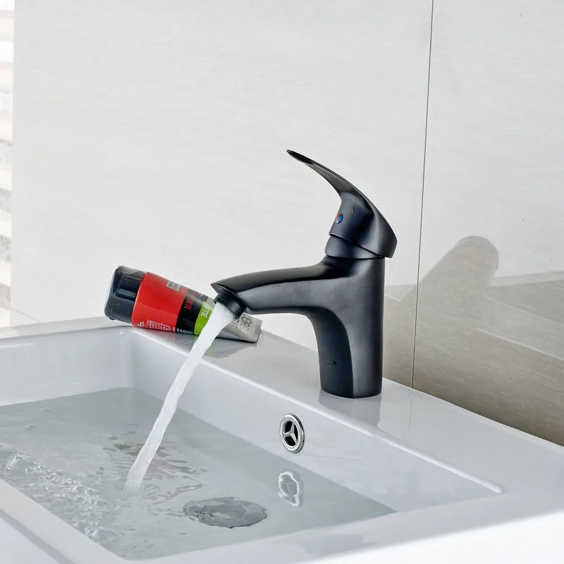 

Wholesale And Reatil Deck Mount Oil Rubbed Bronze Basin Faucet Single Lever One Hole Swivel Spout Mixer Faucet