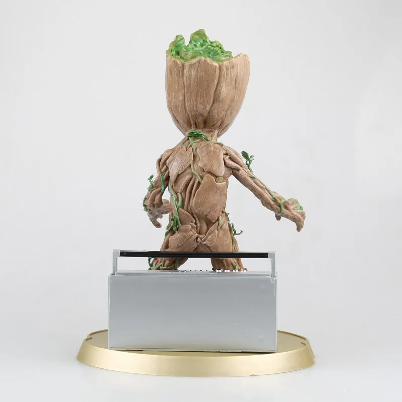 Marvel Guardians of The Galaxy Мстители дерево человек с радио музыкальная шкатулка Verison