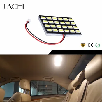 

JIACHI 100 x Automobile LED bulbs Replacement Lamp Interior Dome Reading Map Bulbs Bulbs Festoon C5W T10 BA9S 3 Adapters White