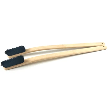 

1PC Car Engine Cleaning Brush Car Rim Wheel Tire Cleaning Multi function Bamboo Handle Mane Brushes Car Cleaning Straight/Bent