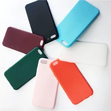 

DREAMFOX Soft TPU Candy Silicone Case Cover For iPhone 7 8 Plus X XS Max XR 6 6S 5 5S SE Cover with box