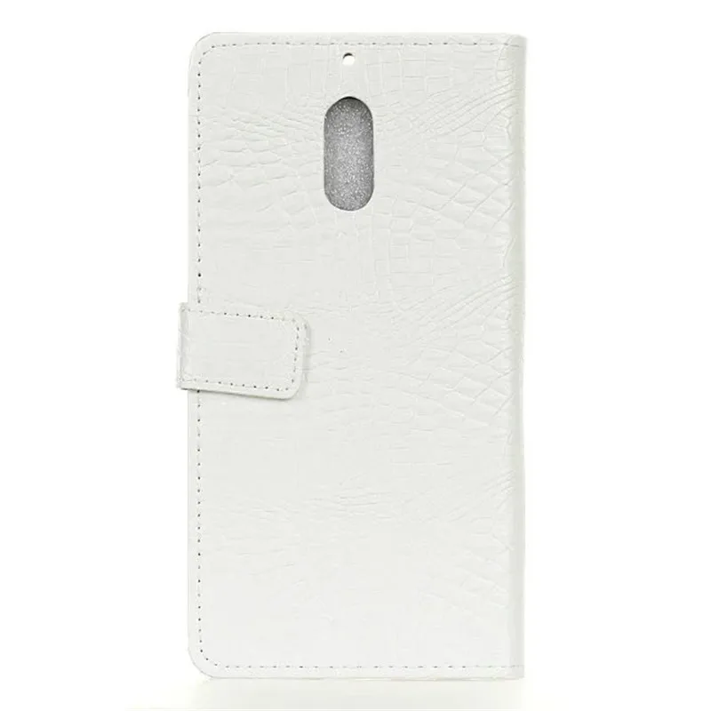  Crocodile pattern leather Case For Fundas NOKIA 5 NOKIA5 Cover Luxury wallet Filp Stand Mobile Phon