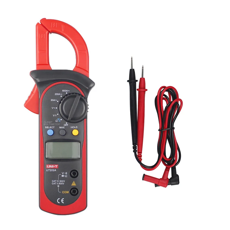Mejor UNI-T medidor Pinza Digital UNI-T UT202A DC/AC voltaje actual comprobadores de resistencia multímetros Pinza Amperimetrica UT202A caliente