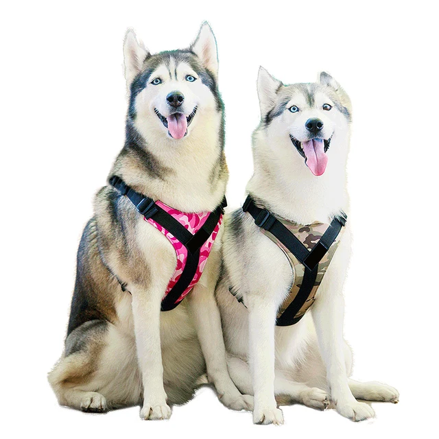 Durable Reflective Nylon Large Pet Dog Harness Adjustable Dog Vest Harness For Small Medium Large Dogs Pitbulls French bulldog