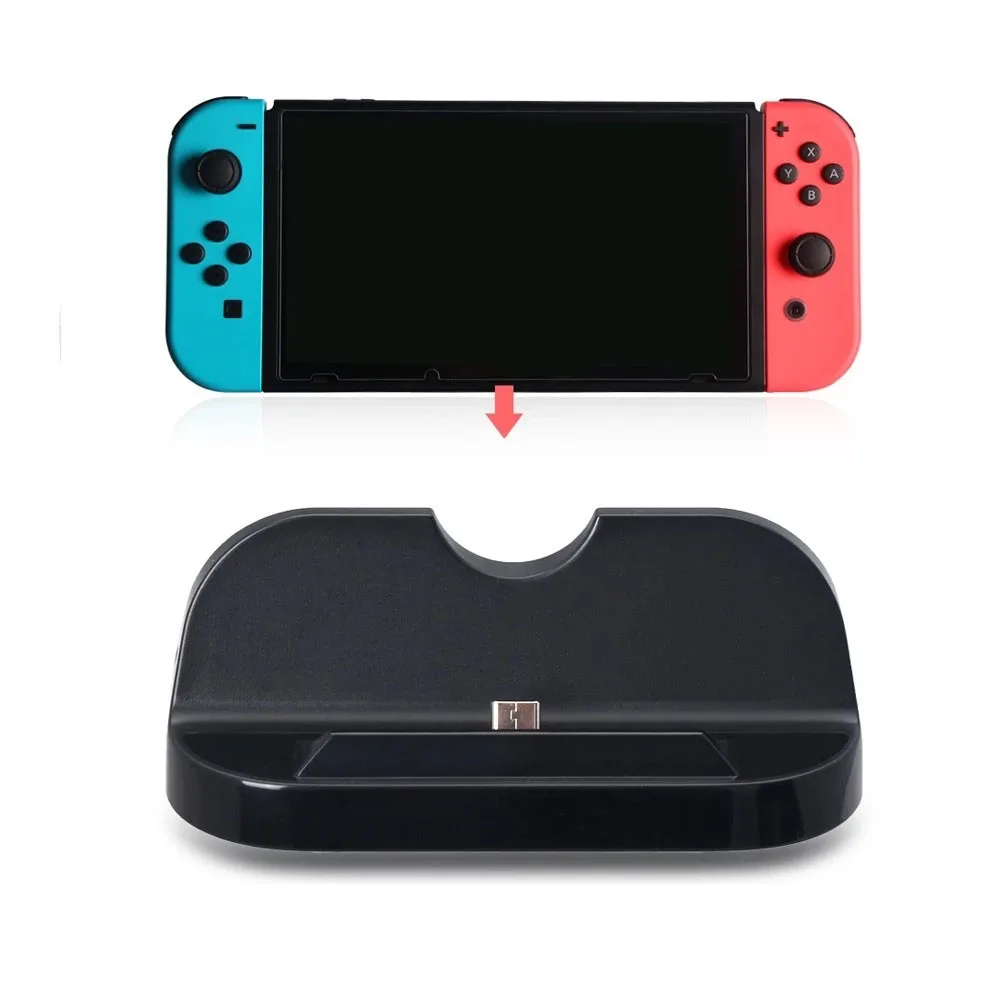 Для консоли nintendo Switch Подставка для зарядки док-станция держателя Joy-Con зарядная станция с портом type-C