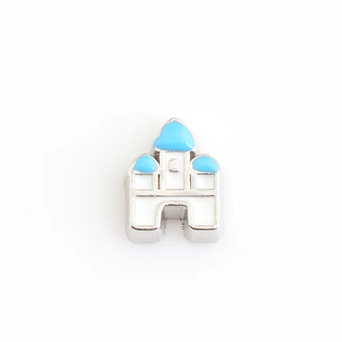 

Castle, Floating charms,Fit floating charm lockets, FC0406