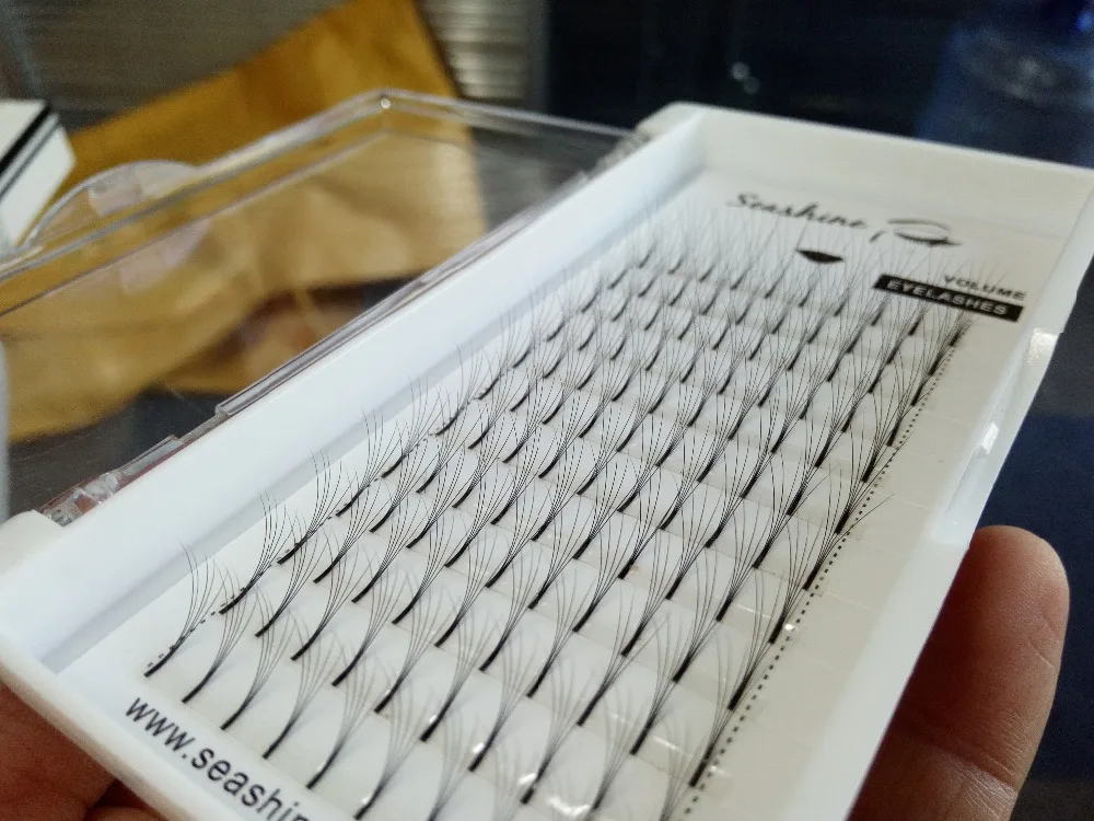 

1 trays Natural Long Individual lashes high-quality 5D False Eyelashes Extension 9-15mmFree Shipping