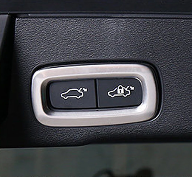 Rear Tailgate Trunk Switch Button Cover Trim Decoration Accessories 1
