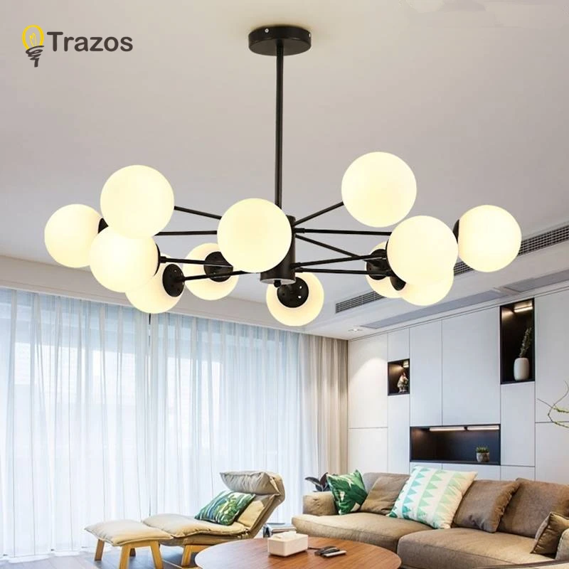 

Modern LED Ceiling Chandelier Lighting Living Room Bedroom Chandeliers Creative Home Lighting Fixtures AC110V/220V Free Shipping