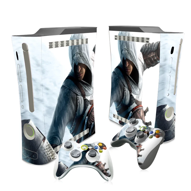 

Free drop shipping Style skin sticker for Xbox 360 Console and Two Controllers Skin Stickers #TN-XB360-0128