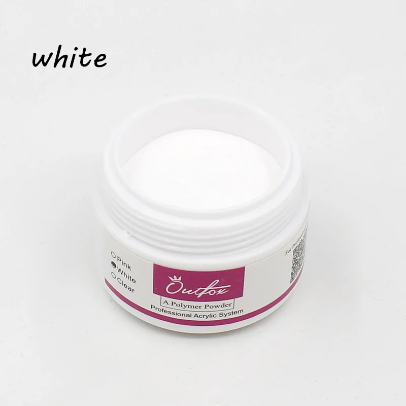 1 pc DIY professional nail systems polymer clear pink white color nail acrylic powder for Nail Tips Manicure Builder 4
