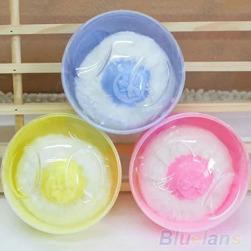 Hot Sale Baby Beauty Multicolor font b Cosmetic b font Villus Powder font b Puff b
