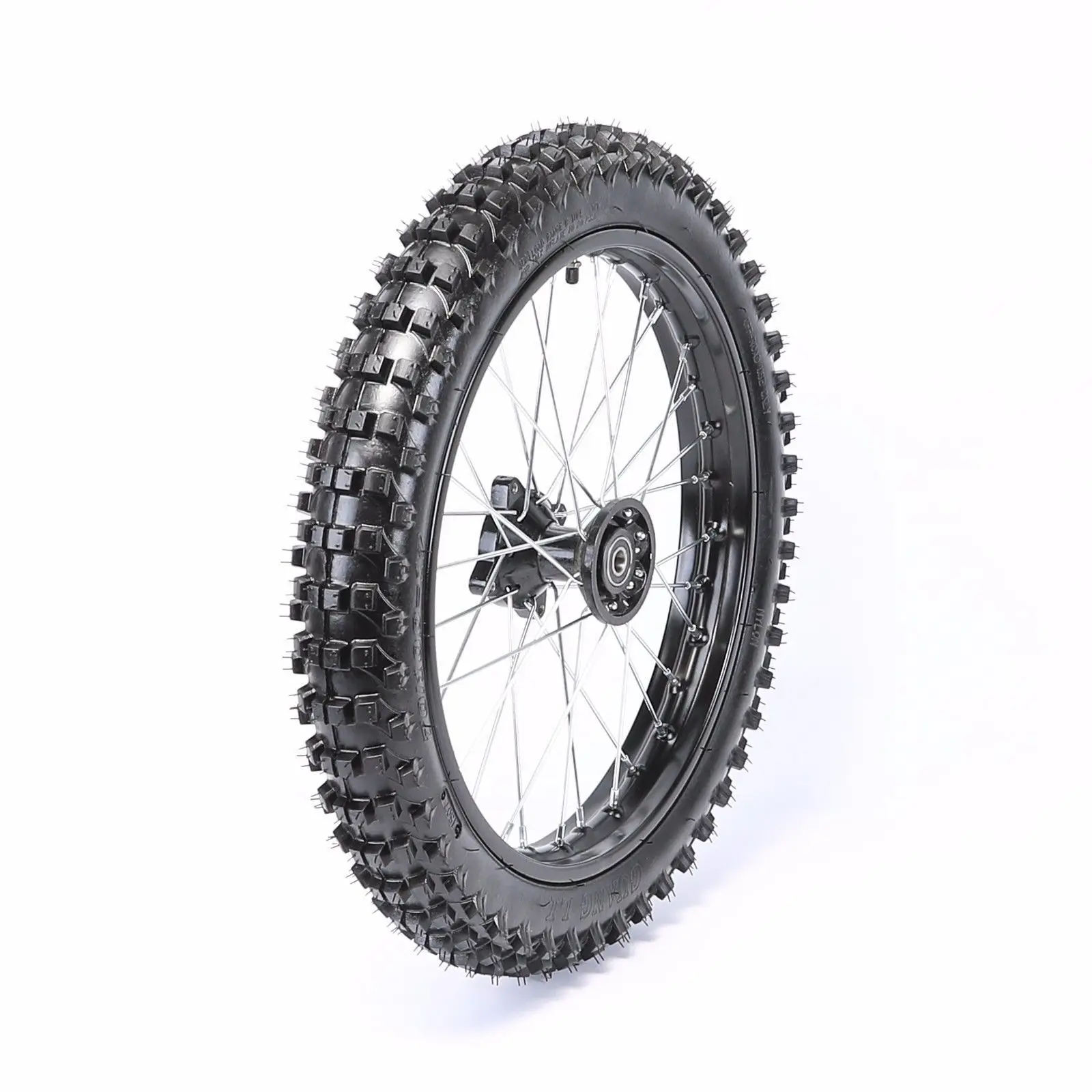 Черный 15 мм ось 70/100 17 &quot1 6*17 дюймов обод переднего колеса Knobby шины PIT PRO Dirt