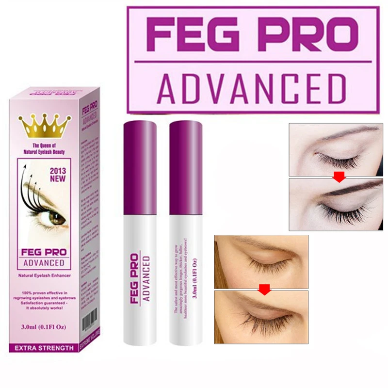 

Feg Eyelash Growth Treatment Eyelash Enhancer Serum Natural Herbal Medicine Eye Lashes Extension Lengthening Thick Makeup Tools