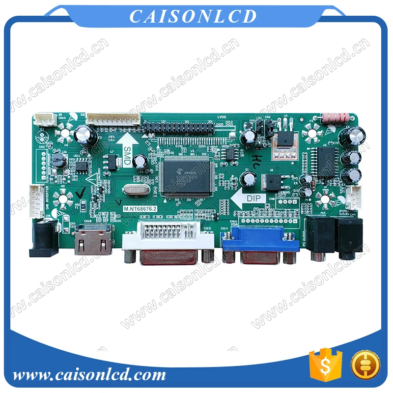 Бесплатная доставка NT68676 HDMI/DVI/VGA/аудио ЖК плата контроллера Поддержка N070ICG LD1 (39PIN)