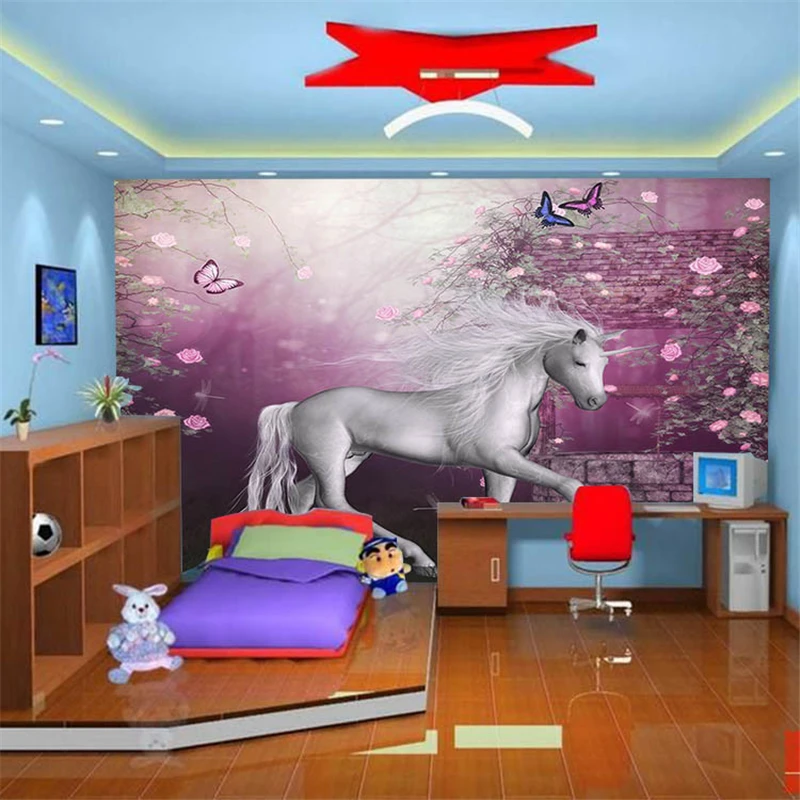 beibehang Customize any size murals papel de parede photo wallpaper roll Children's cartoon horse murals 3d wall paper bedroom beibehang Customize any size murals papel de parede photo wallpaper roll Children's cartoon horse murals 3d wall paper bedroom