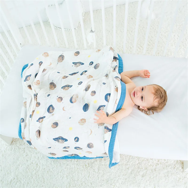 hot sales four layer bamboo baby muslin blanket Muslin Tree swaddle