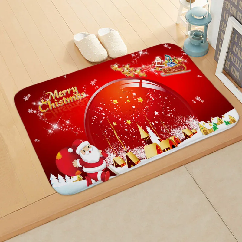 Merry Christmas Decoration Doormat Santa Claus Christmas Decoration for Home Happy New Year Xmas Navidad Decor - Цвет: 07