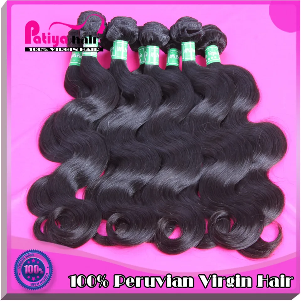 Free shipping 3 packs Peruvian human hair extension 10 12 14 16 18 20