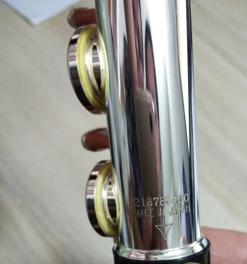 

High quality New 211SL Flute Musical instrument 16 over E-Key Silver C Tune Flute music professional With case shipping