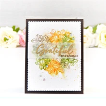 

Eastshape Letter Words Grateful Dies Backdrops Scrapbook Album Decor Cutting Dies Stencil Embossing For Card Making New Diecut