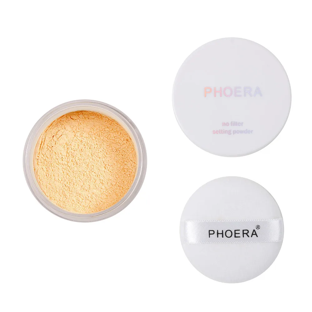 

New 2018 Hot Fashion PHOERA Powder Loose Face Powder Translucent Smooth Setting Foundation Makeup Maquiagem Drop Shipping