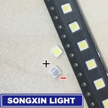 50 шт., мощный светодиодный Светодиодный фонарь, 2 Вт, 3535, 6 в, холодный белый, 135LM, ТВ Приложение SBWVL2S0E