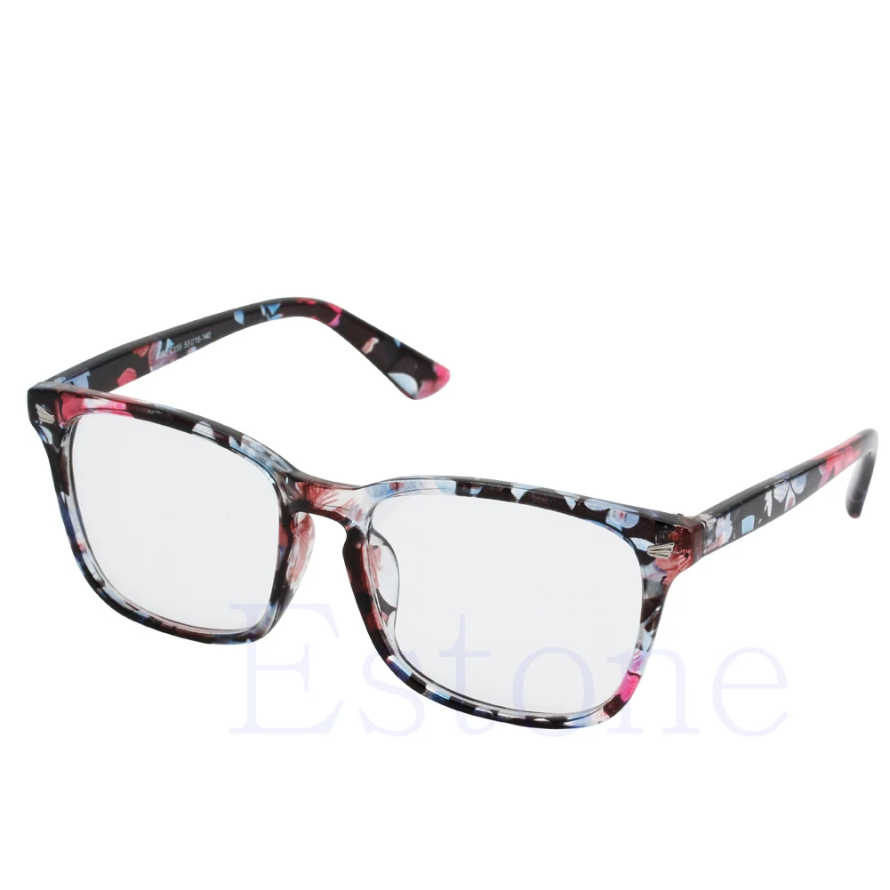 Мужские Женские солнцезащитные очки модные стеклянные очки унисекс ретро стекло для глаз полный обод компьютерное стекло es - Цвет оправы: PT